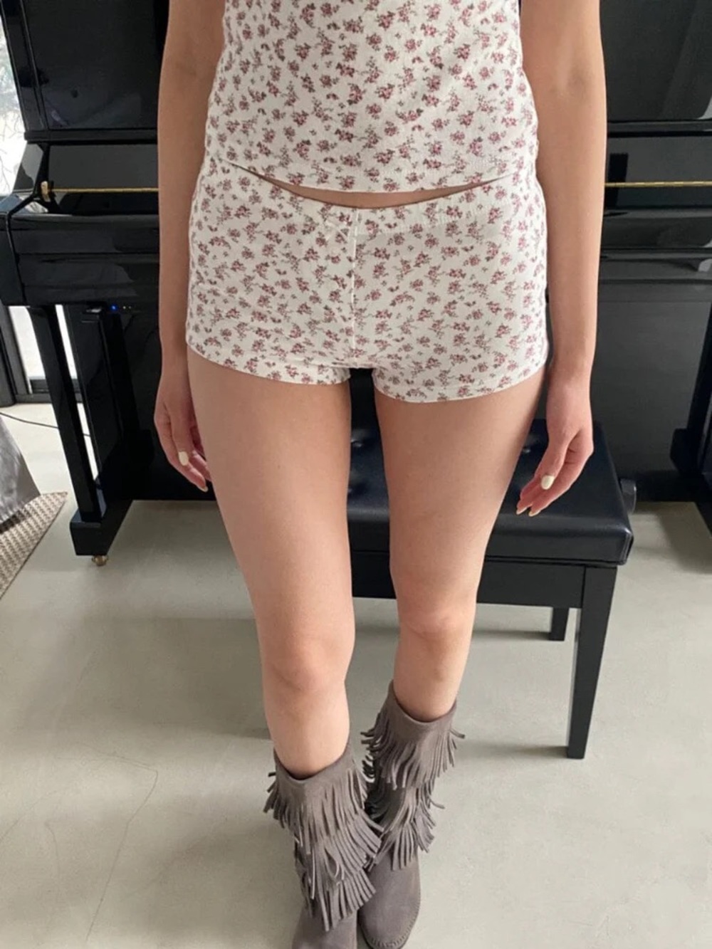 Brandy melville floral boxer shorts underwear